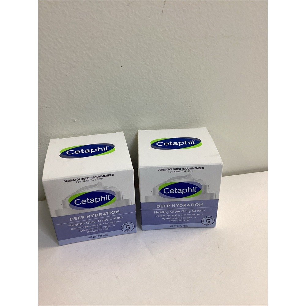 Cetaphil Deep Hydration Healthy Glow Daily Cream W/ Hyaluronic Acid 1.7 Oz - Picture 4 of 16